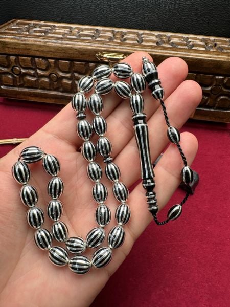 Beyzi Model Gümüş Yarma Erzurum Oltutaşı Tesbih
