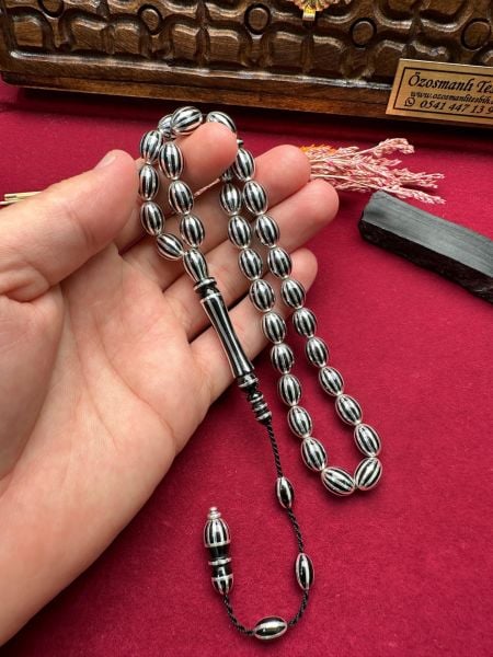 Beyzi Model Gümüş Yarma Erzurum Oltutaşı Tesbih