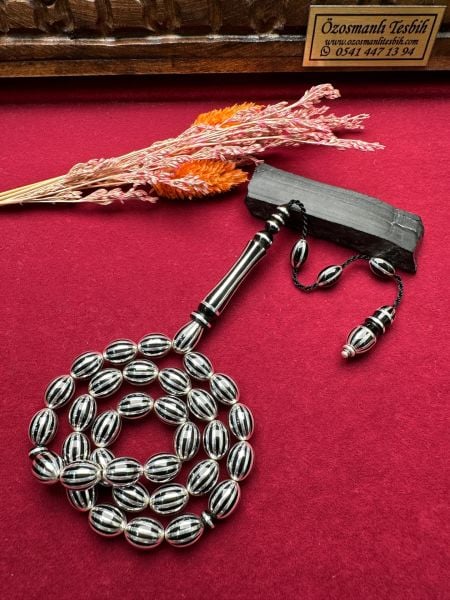 Beyzi Model Gümüş Yarma Erzurum Oltutaşı Tesbih