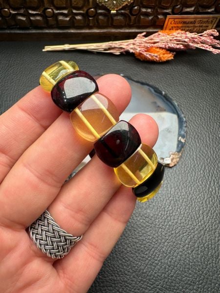 Damla Kehribar Bileklik