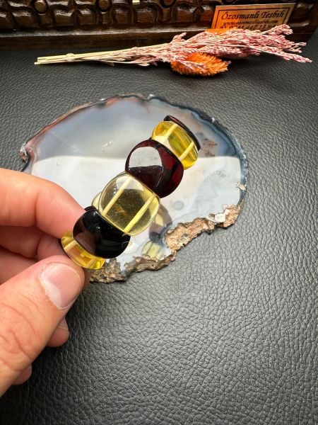 Damla Kehribar Bileklik