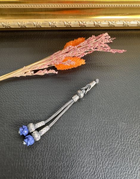 Özel Gül Tasarım İkili Kazaz Püskül