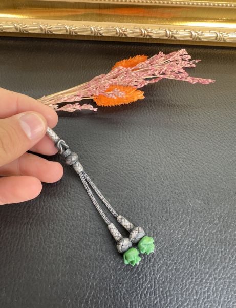 Özel Gül Tasarım İkili Kazaz Püskül