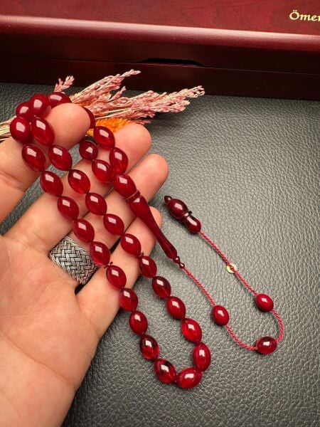 Sistemli Ateş Kehribar Tesbih