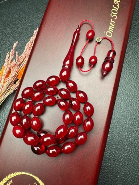 Sistemli Ateş Kehribar Tesbih