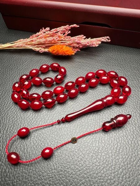 Sistemli Ateş Kehribar Tesbih