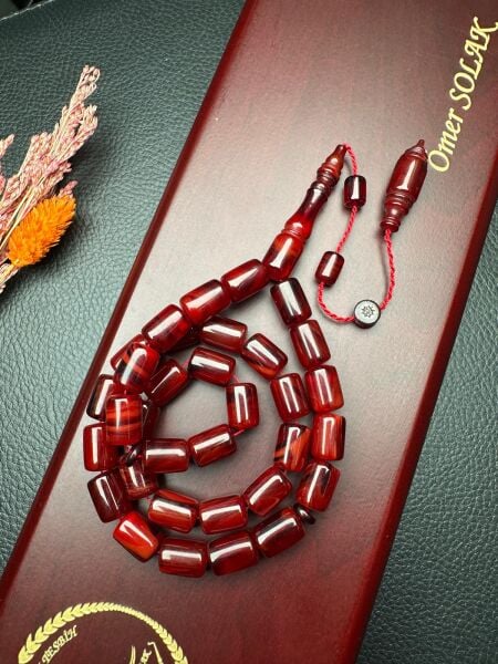 Sistemli Ateş Kehribar Tesbih