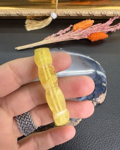 Rus Kaya Rolexs Model Damla Kehribar Bileklik