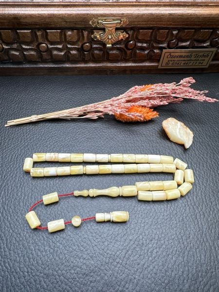 Rus Kaya Damla Kehribar Tesbih