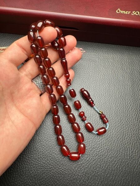 Sistemli Sıkma Kehribar Tesbih