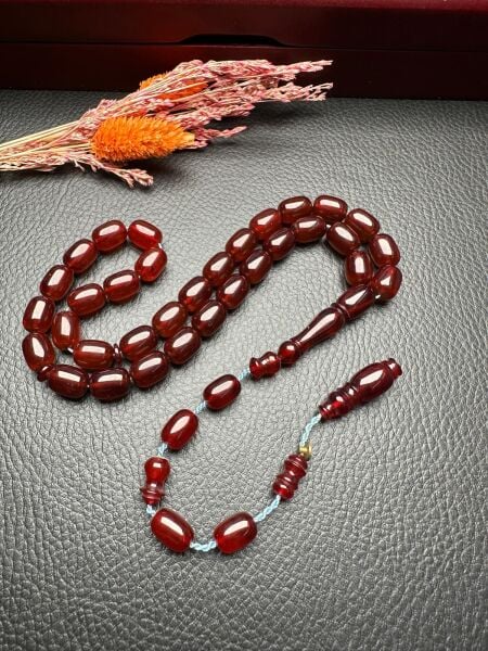 Sistemli Sıkma Kehribar Tesbih