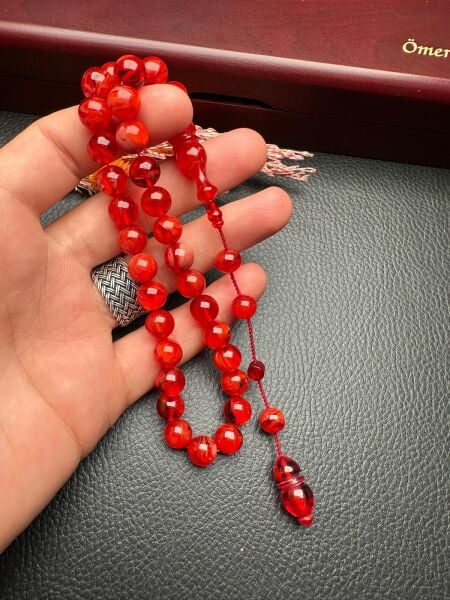 Sistemli Sıkma Kehribar Tesbih