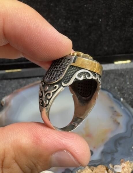 Özel Tasarım 925 Ayar Gümüş Erkek Yüzük