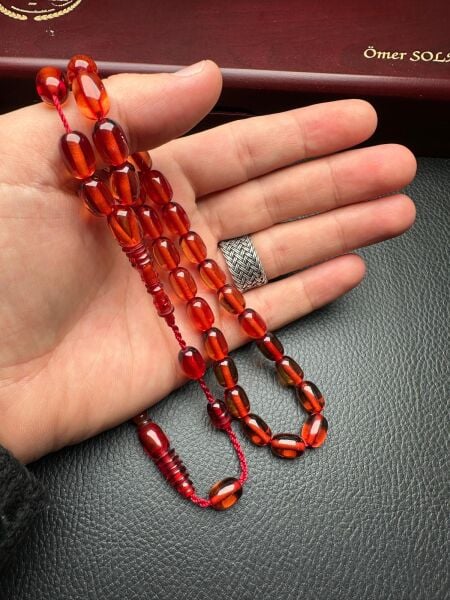 Sistemli Ateş Kehribar Tesbih