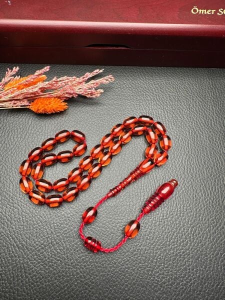 Sistemli Ateş Kehribar Tesbih