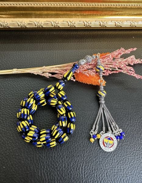 Yakup Kara Fenerbahçe Taraftar Tesbihi Çubuk Sıkma Kehribar