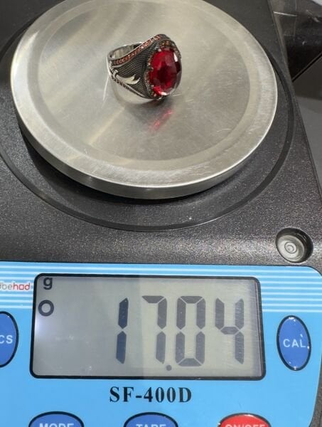 Özel Tasarım 925 Ayar Gümüş Erkek Yüzük