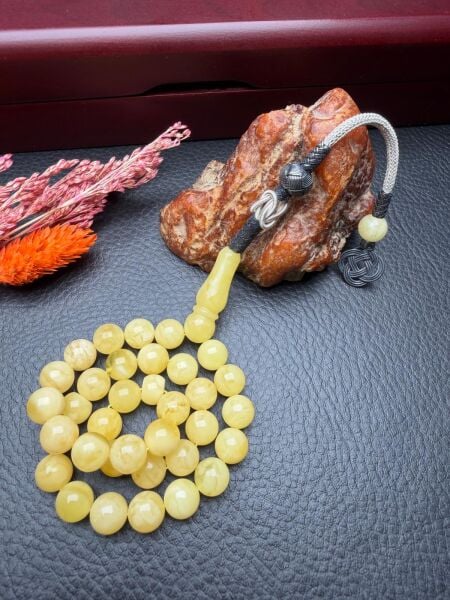 Rus Kaya Damla Kehribar Tesbih