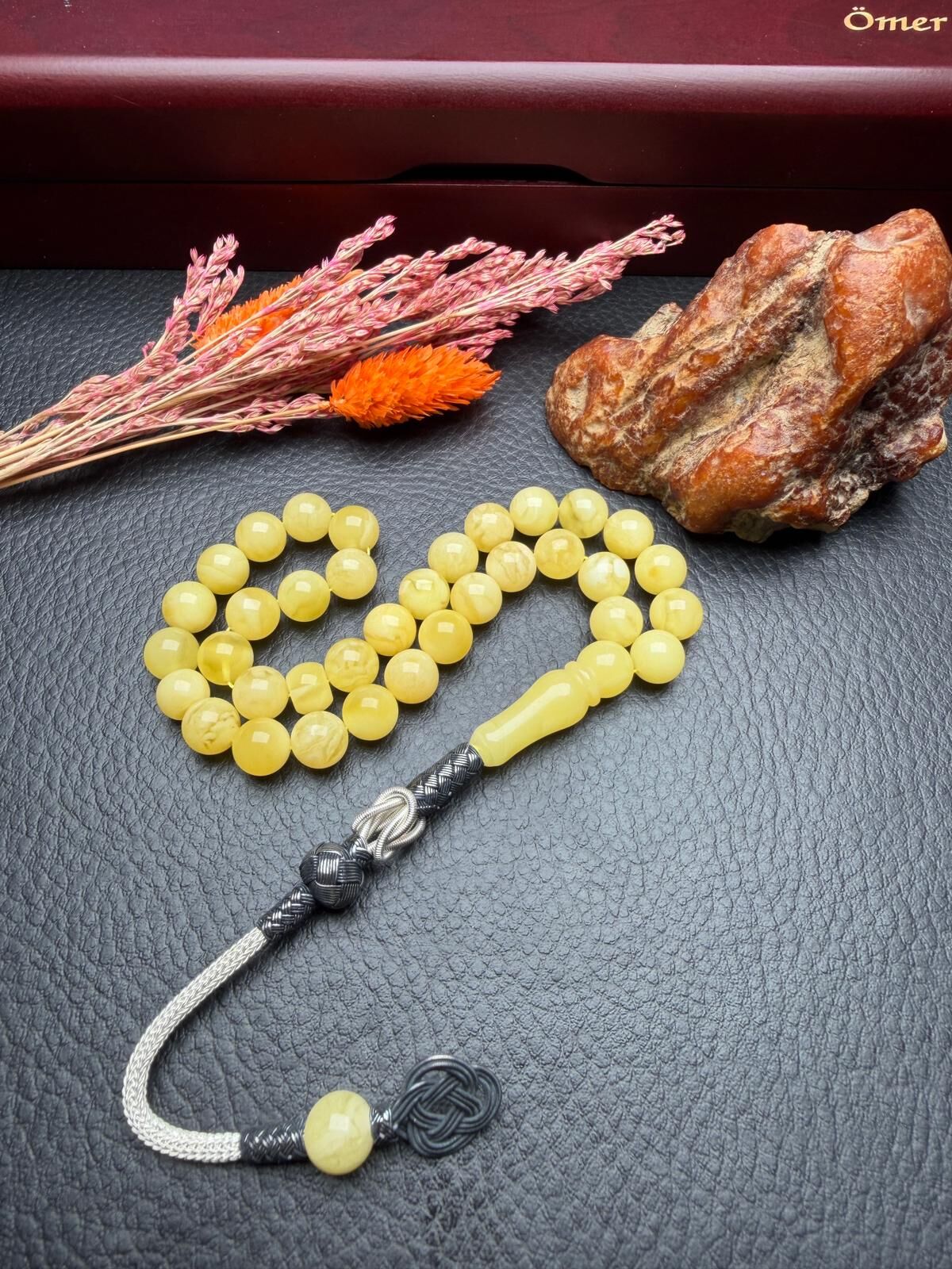 Rus Kaya Damla Kehribar Tesbih