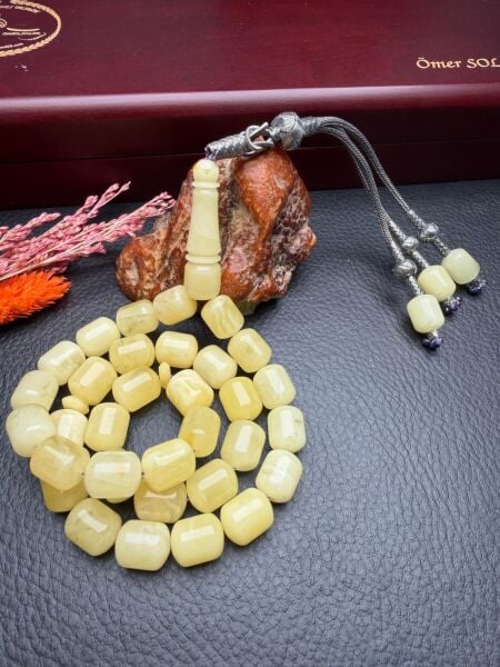 Rus Kaya Damla Kehribar Tesbih