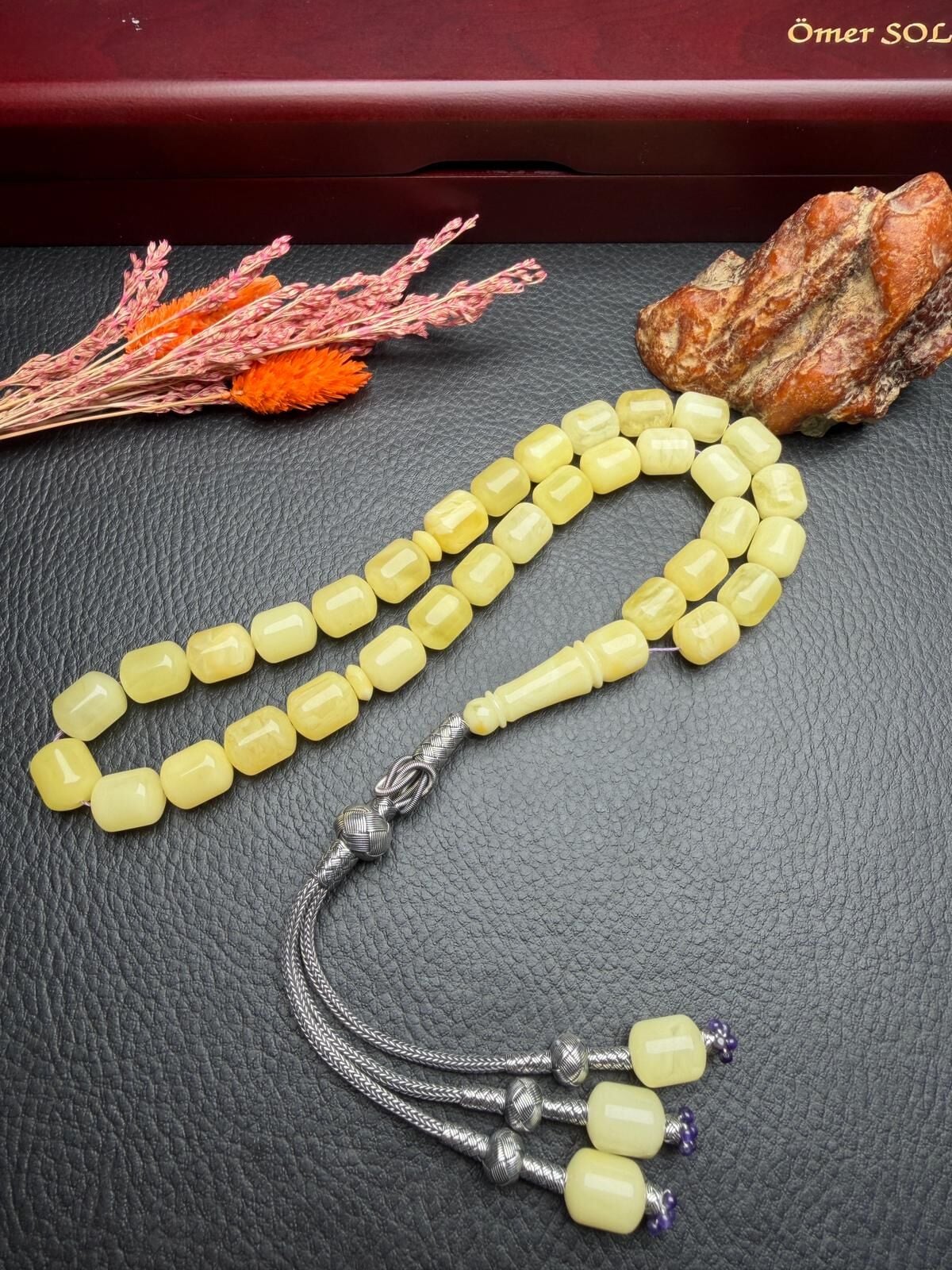 Rus Kaya Damla Kehribar Tesbih