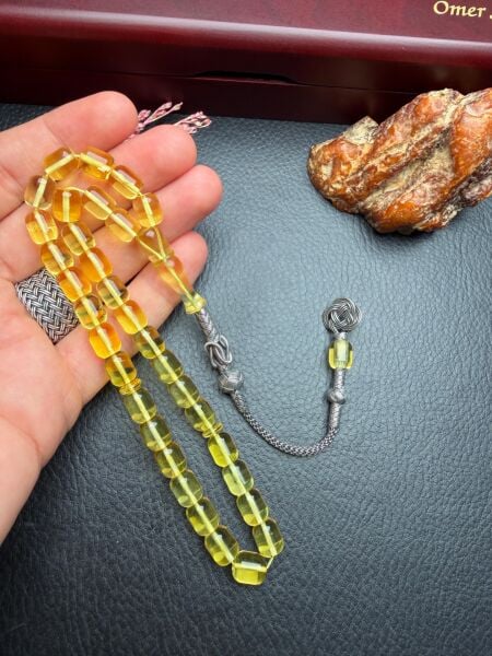 Rus Kaya Damla Kehribar Tesbih