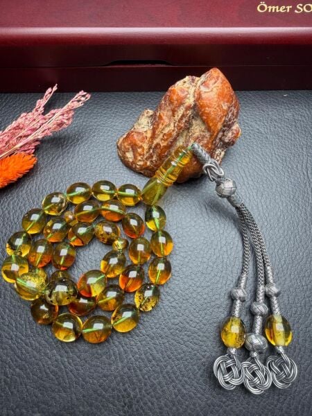 Rus Kaya Damla Kehribar Tesbih