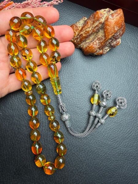 Rus Kaya Damla Kehribar Tesbih