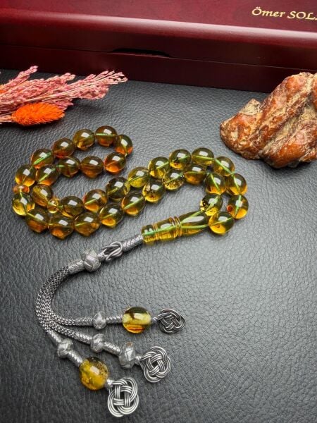 Rus Kaya Damla Kehribar Tesbih