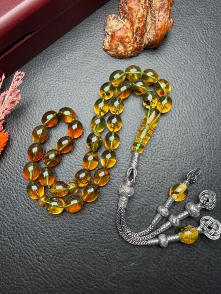 Rus Kaya Damla Kehribar Tesbih