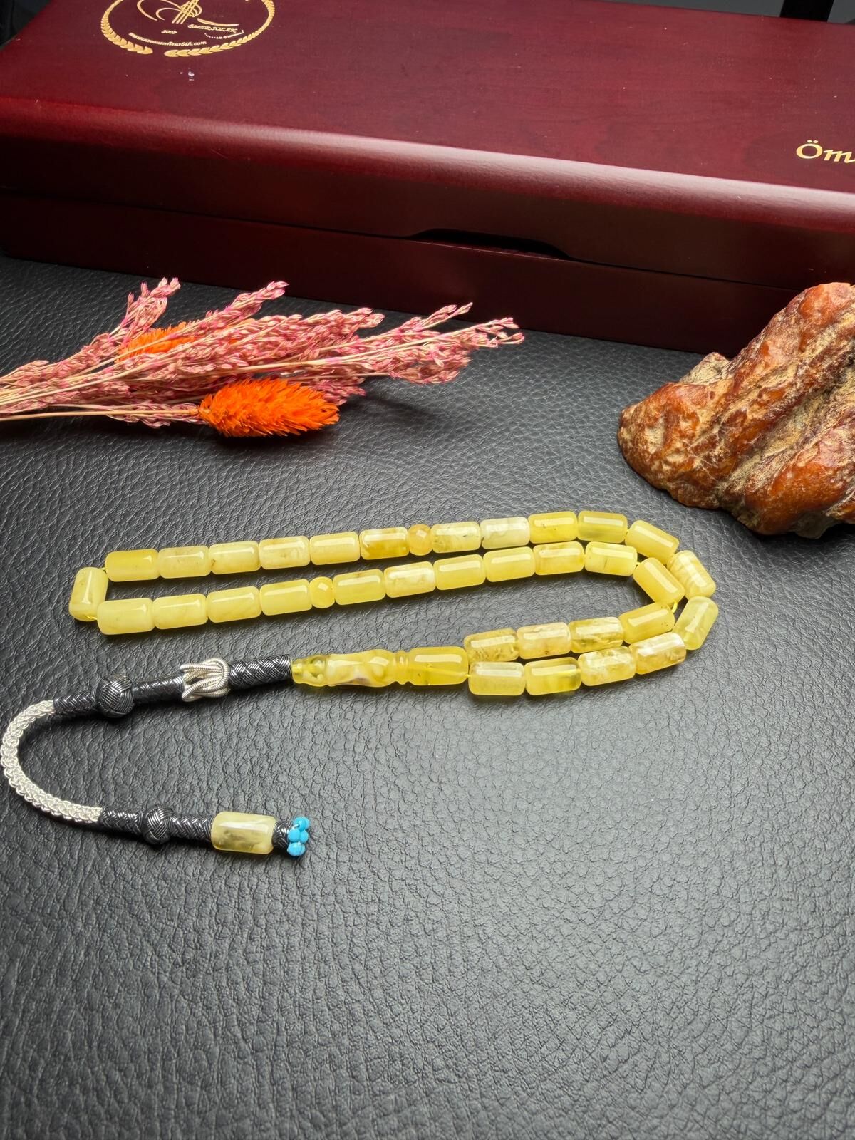 Rus Kaya Damla Kehribar Tesbih