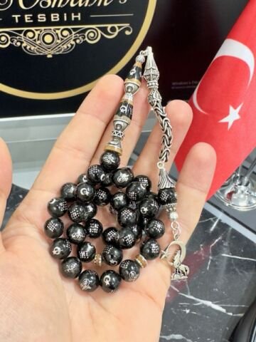 Küre Model 925 Ayar Gümüş İşleme Erzurum Oltu Tesbih