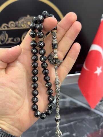 Küre Model 925 Ayar Gümüş İşleme Erzurum Oltu Tesbih
