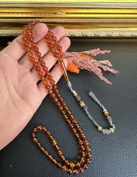 Küre Model 99'luk Damla Kehribar Tesbih