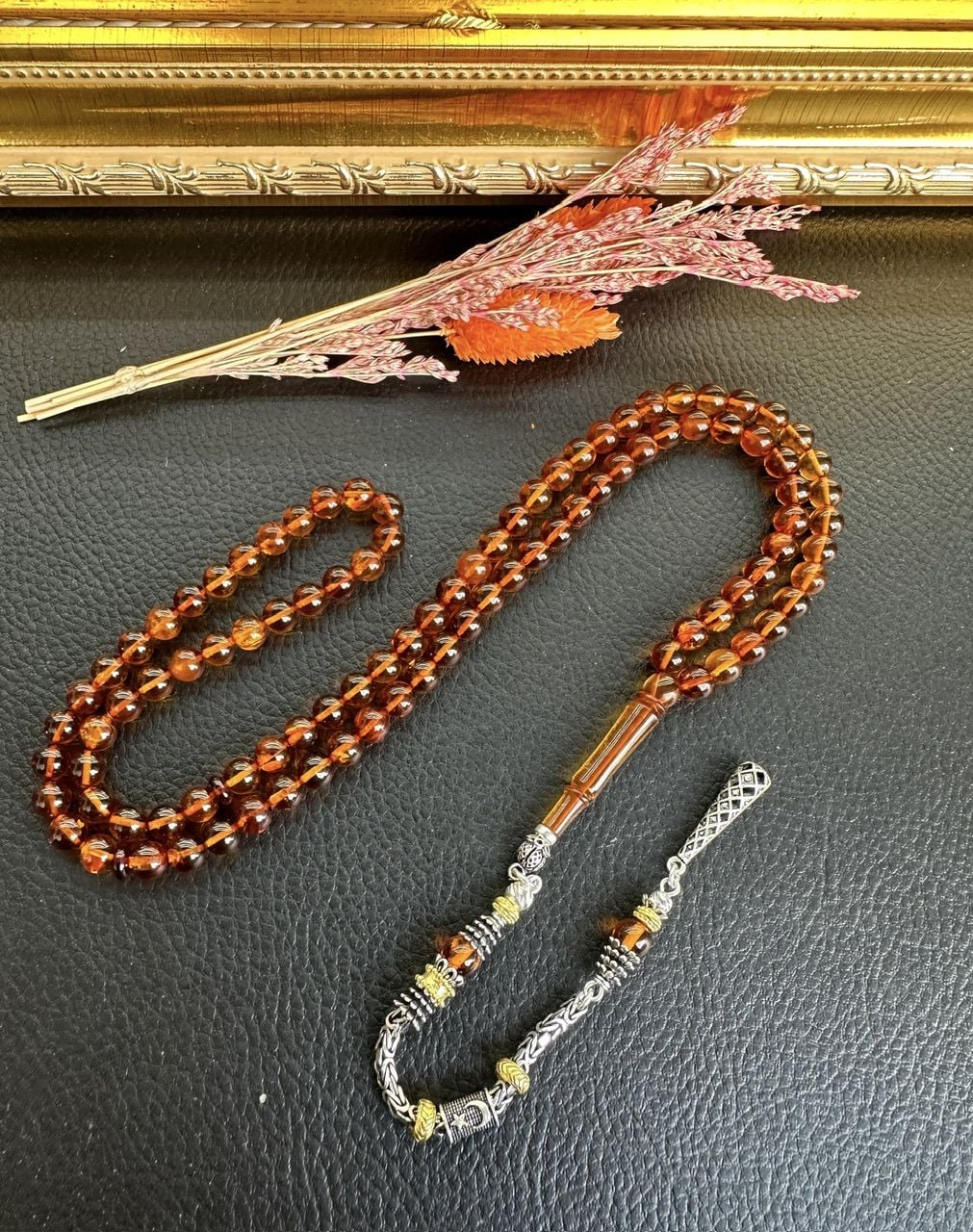 Küre Model 99'luk Damla Kehribar Tesbih