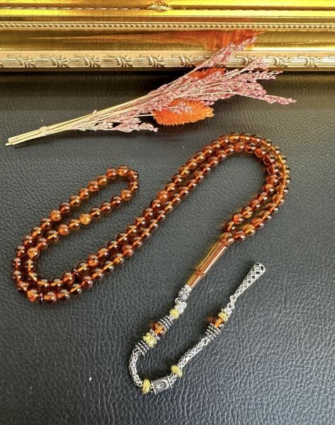 Küre Model 99'luk Damla Kehribar Tesbih