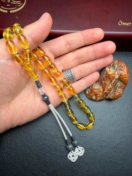 Rus Kaya Damla Kehribar Tesbih