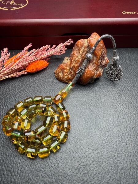 Rus Kaya Damla Kehribar Tesbih