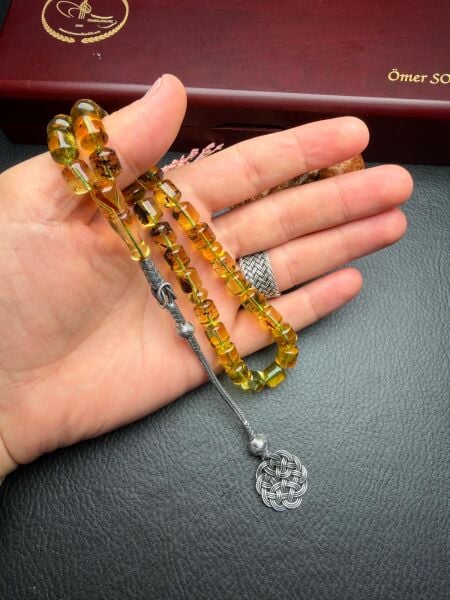 Rus Kaya Damla Kehribar Tesbih