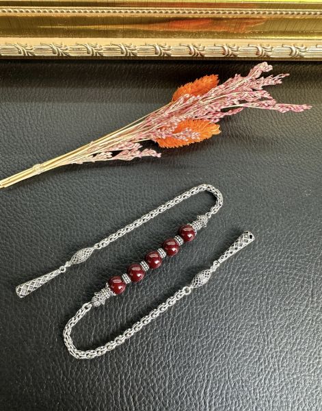 Küre Model Zaza Sıkma Kehribar Tesbih