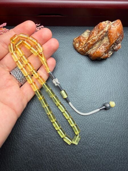 Rus Kaya Damla Kehribar Tesbih