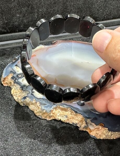 Rolex Model Damla Kehribar Yetişkin Bileklik