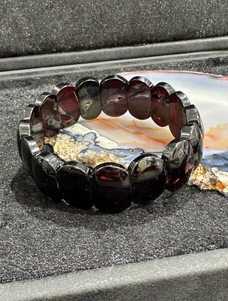 Rolex Model Damla Kehribar Yetişkin Bileklik