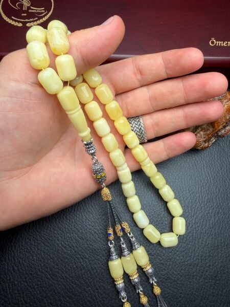 Rus Kaya Damla Kehribar Tesbih