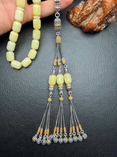 Rus Kaya Damla Kehribar Tesbih