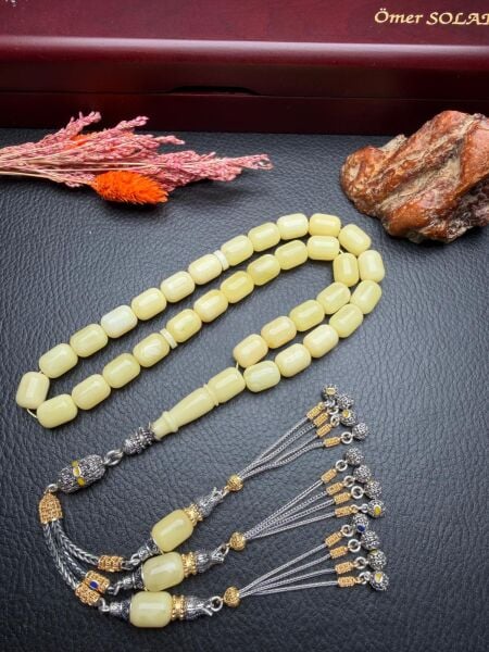 Rus Kaya Damla Kehribar Tesbih