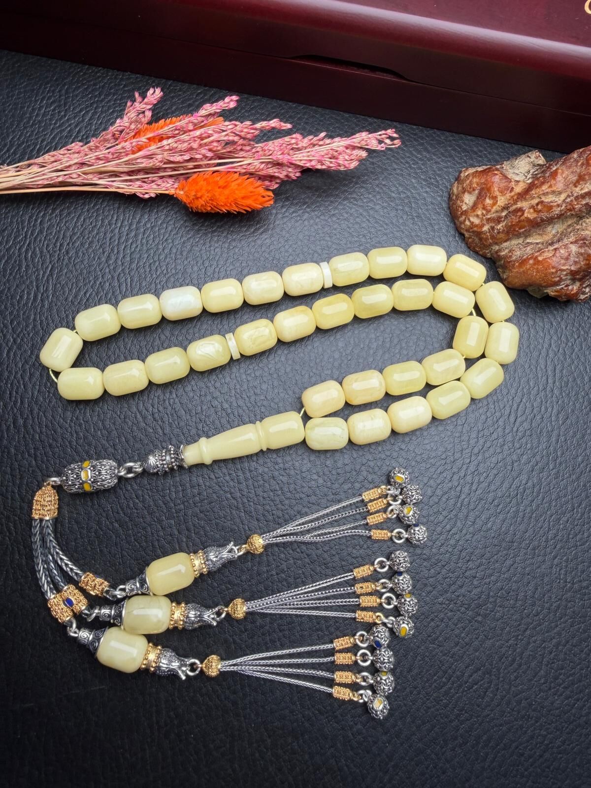 Rus Kaya Damla Kehribar Tesbih