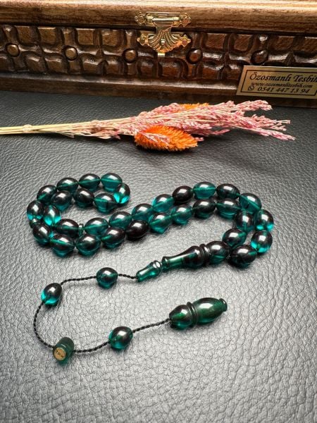 Beyzi Model  Ateş Kehribar Tesbih