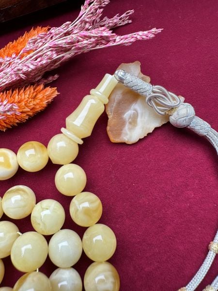 Küre Model Damla Kehribar Tesbih