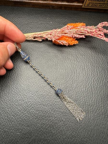 Özel Tasarım Diamond Tasarım Gümüş Püskül